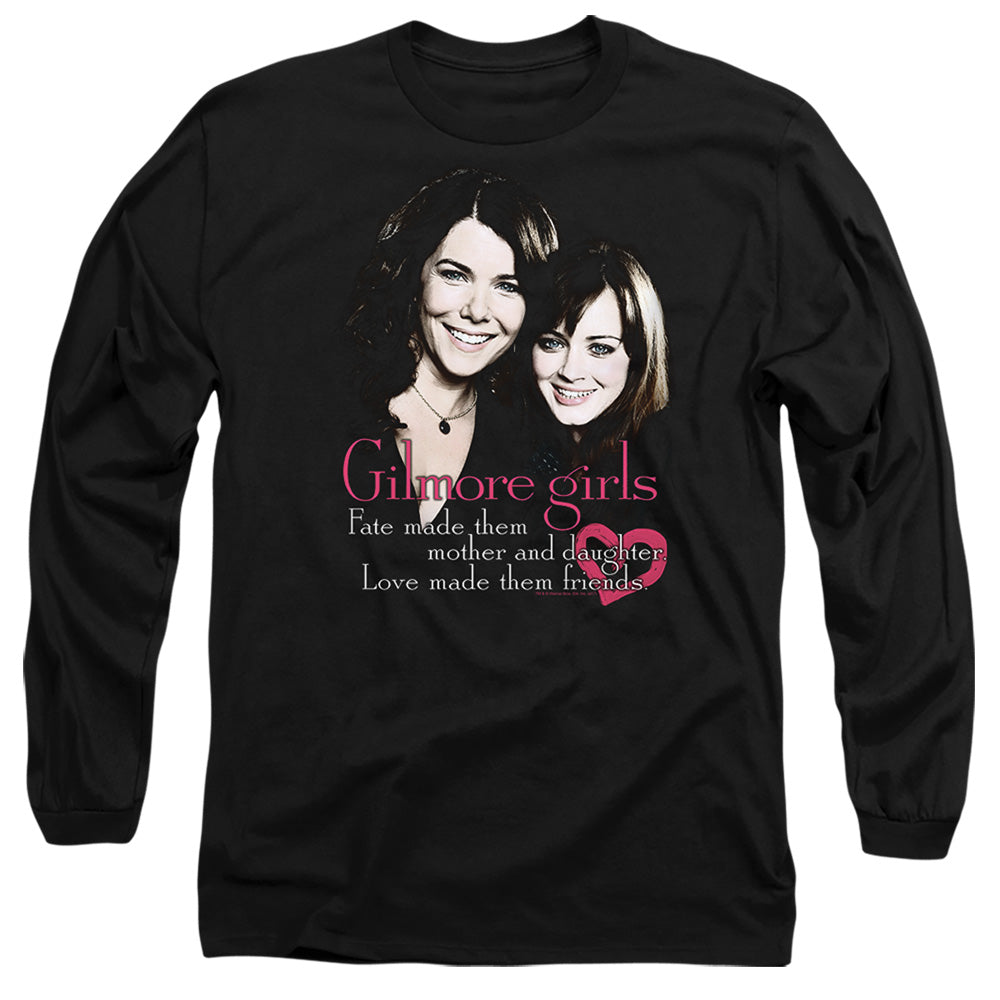 Gilmore Girls - Title - Long Sleeve Adult 18/1 - Black T-shirt