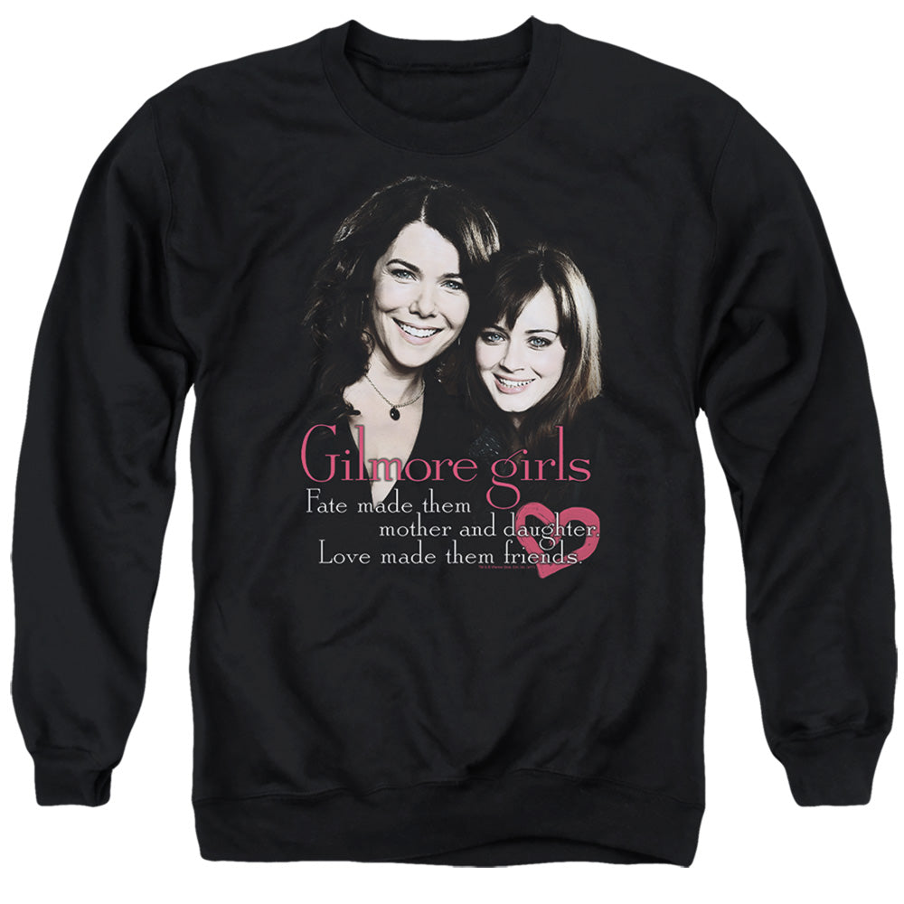 Gilmore Girls - Title - Adult Crewneck Sweatshirt - Black