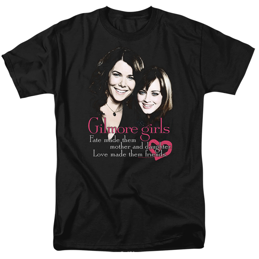 Gilmore Girls - Title - Short Sleeve Adult 18/1 - Black T-shirt