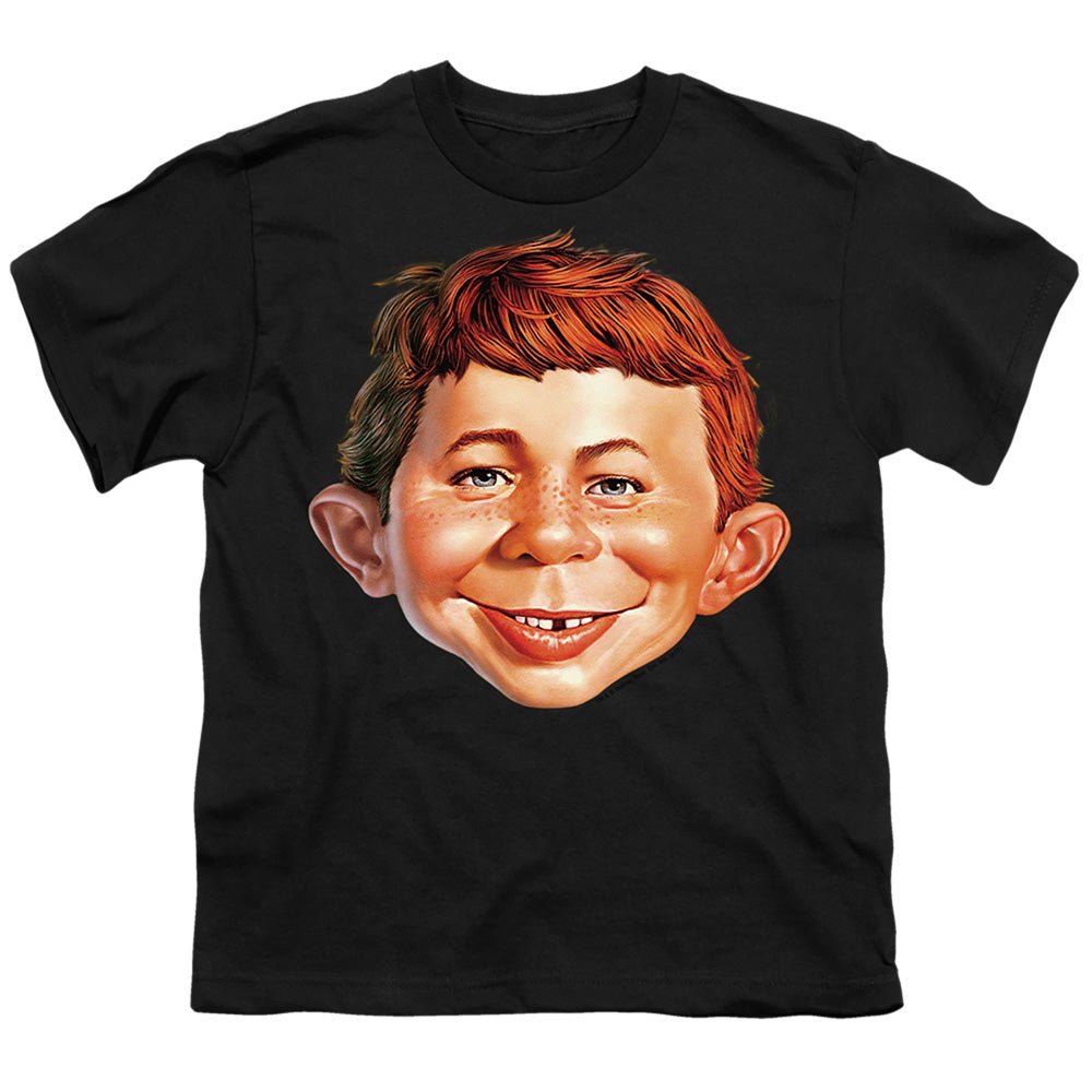 Mad - Alfred Head - Short Sleeve Youth 18/1 - Black T-shirt