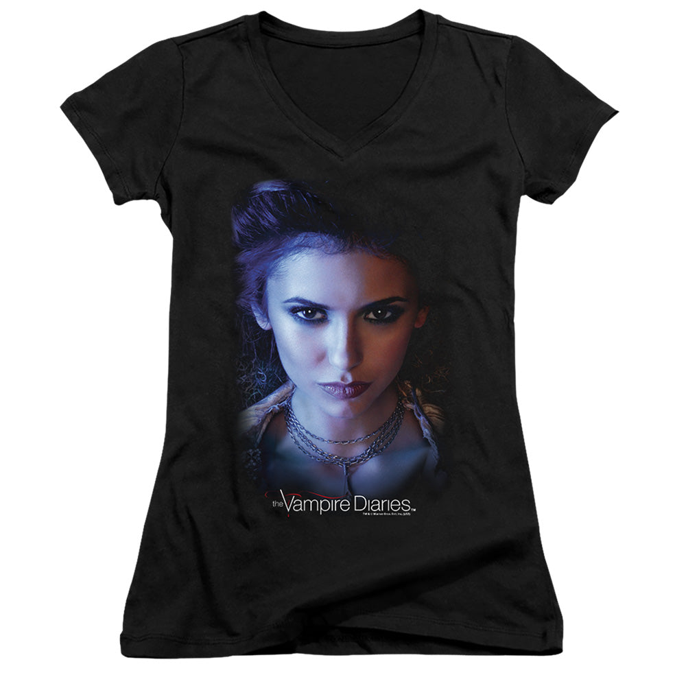 Vampire Diaries - Elena - Junior V-neck - Black