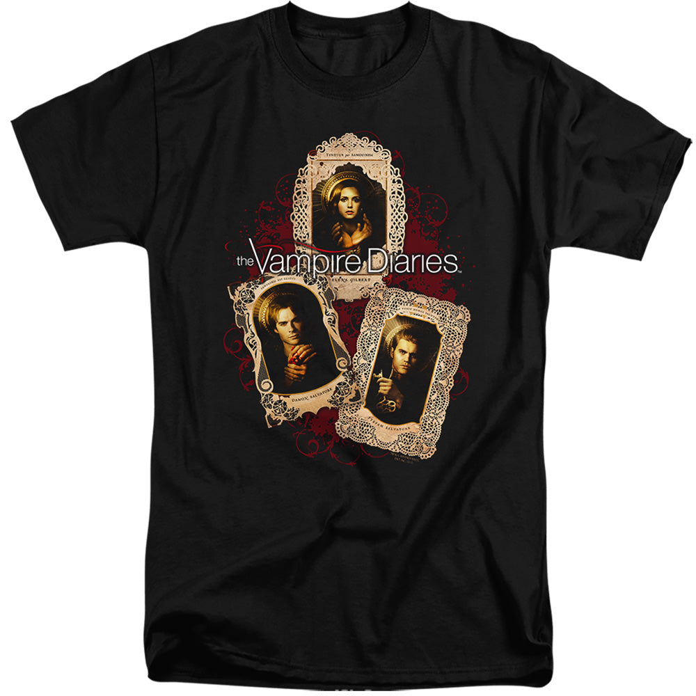 T-shirt Con Stampa The Vampire Diaries Colore Antracite - - 232CV-86M - Foto 9