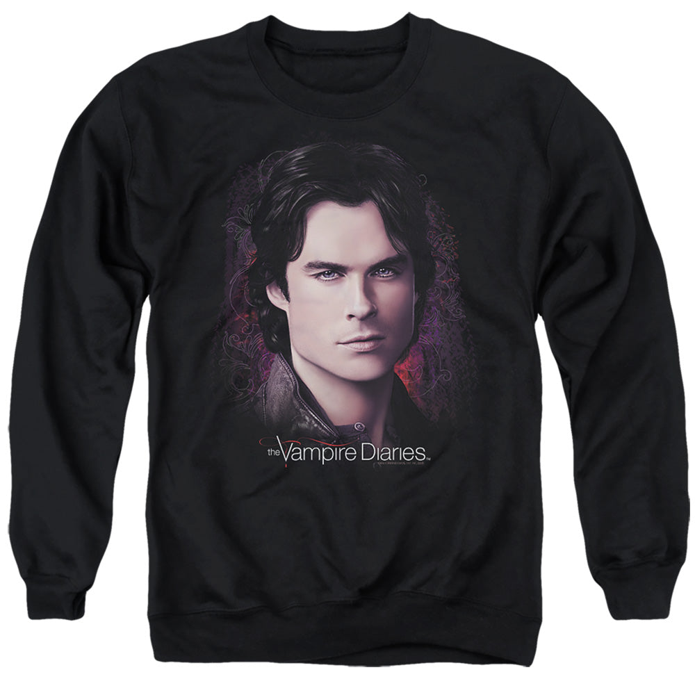 Vampire Diaries - Compelling - Adult Crewneck Sweatshirt - Black