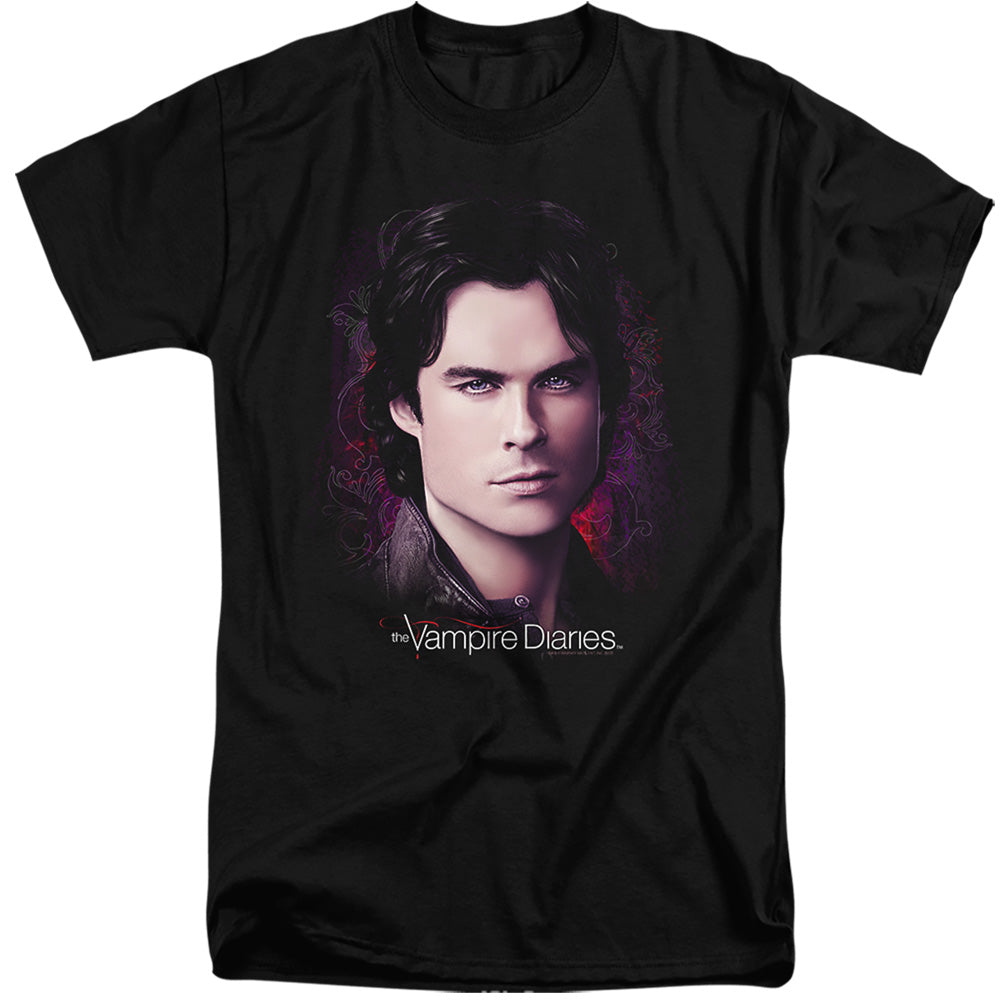 Vampire Diaries - Compelling - Short Sleeve Adult Tall - Black T-shirt