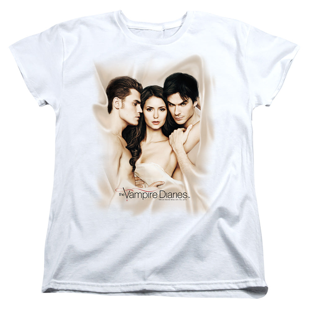 Vampire Diaries - Bounded - Short Sleeve Womens Tee - White T-shirt