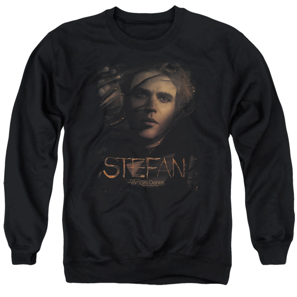 Vampire Diarieshort Sleevetefan Smokey Veil - Adult Crewneck Sweatshirt - Black T-shirt