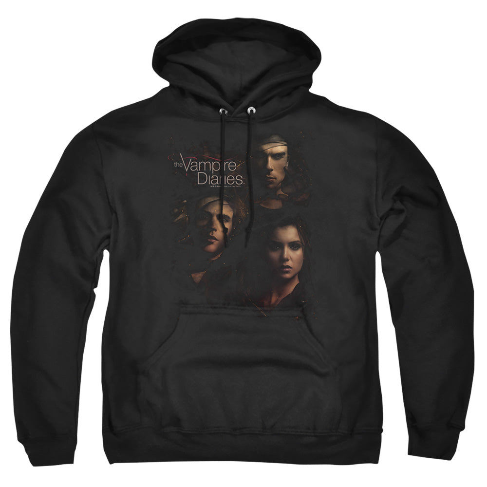 Vampire Diarieshort Sleevemokey Veil - Adult Pull-over Hoodie - Black T-shirt