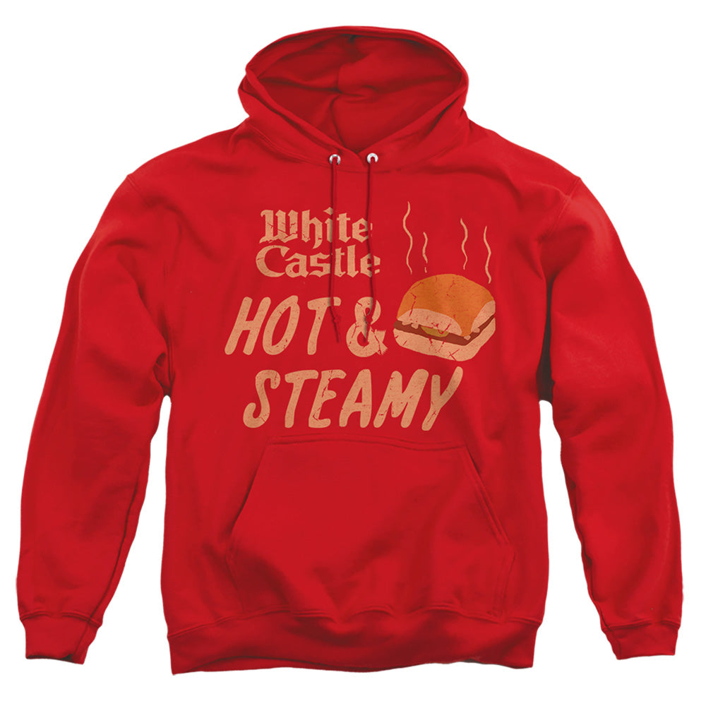 White Castle - Hot & Steamy - Adult Pull-over Hoodie - Red