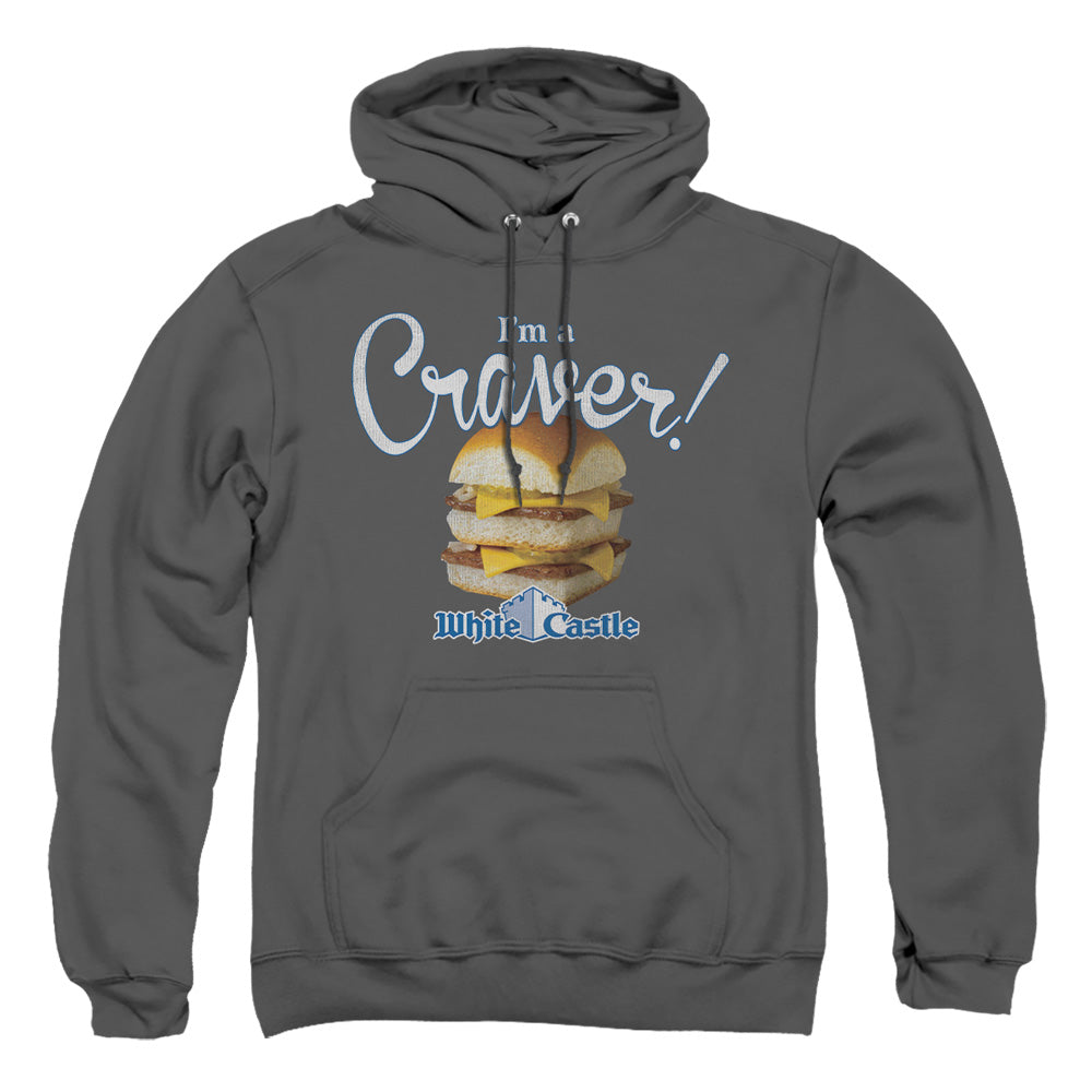 White Castle - Craver - Adult Pull-over Hoodie - Charcoal