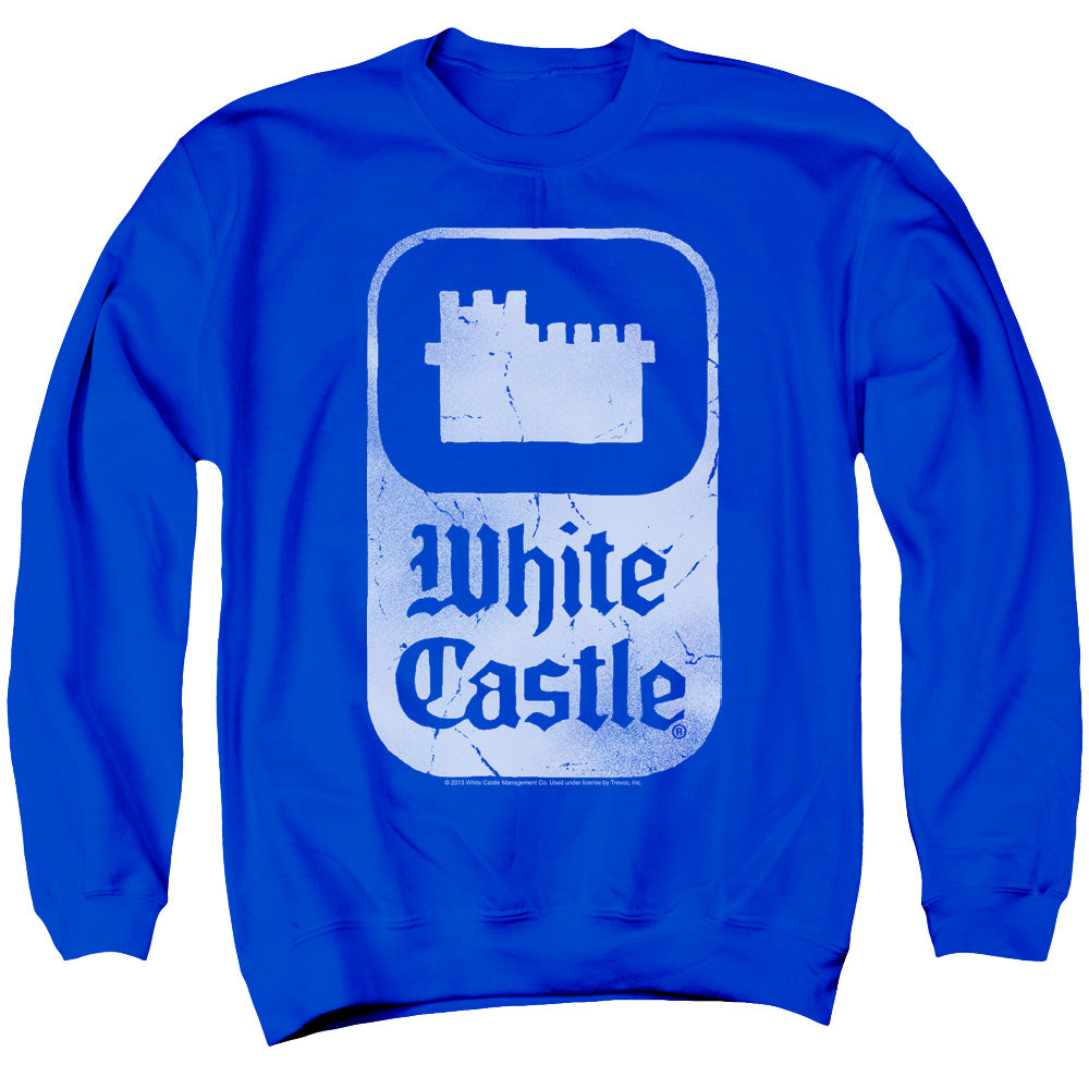White Castle - Classic Logo - Adult Crewneck Sweatshirt - Royal Blue