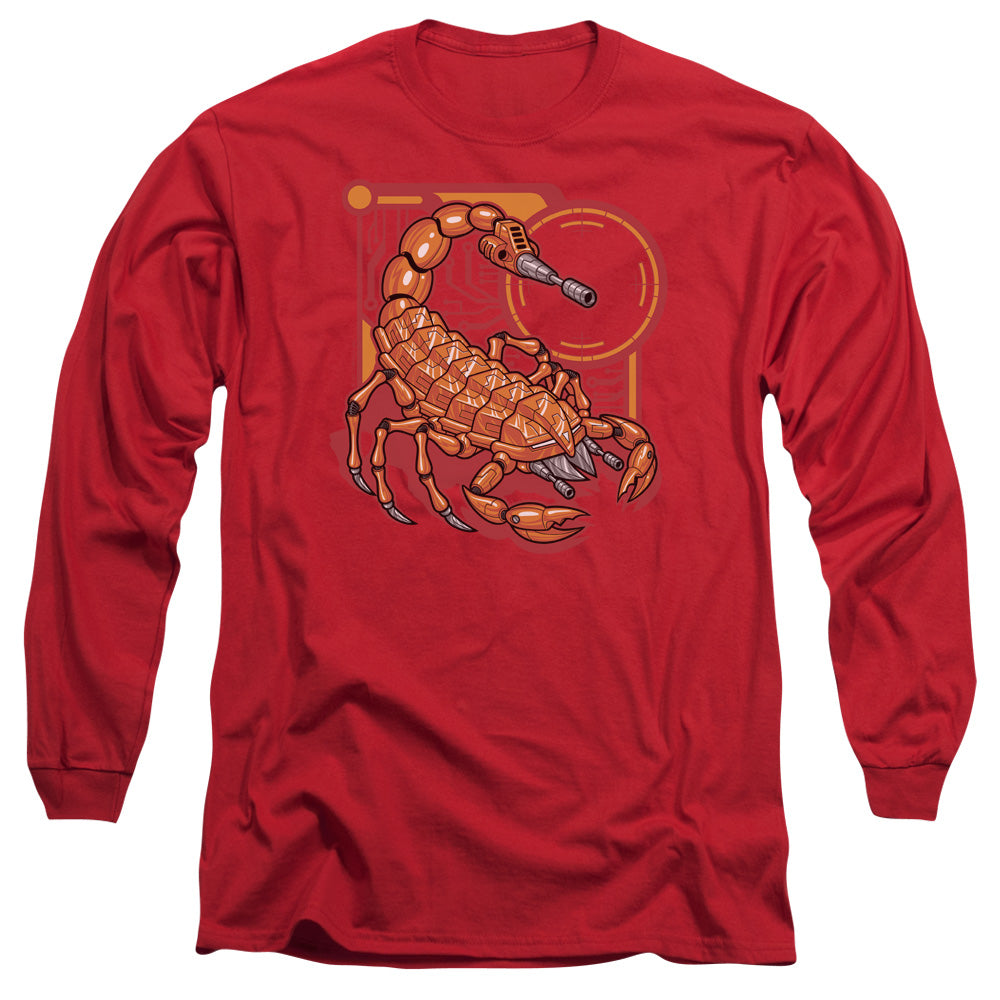 Scorpion - Long Sleeve Adult 18 - 1 - Red T-shirt