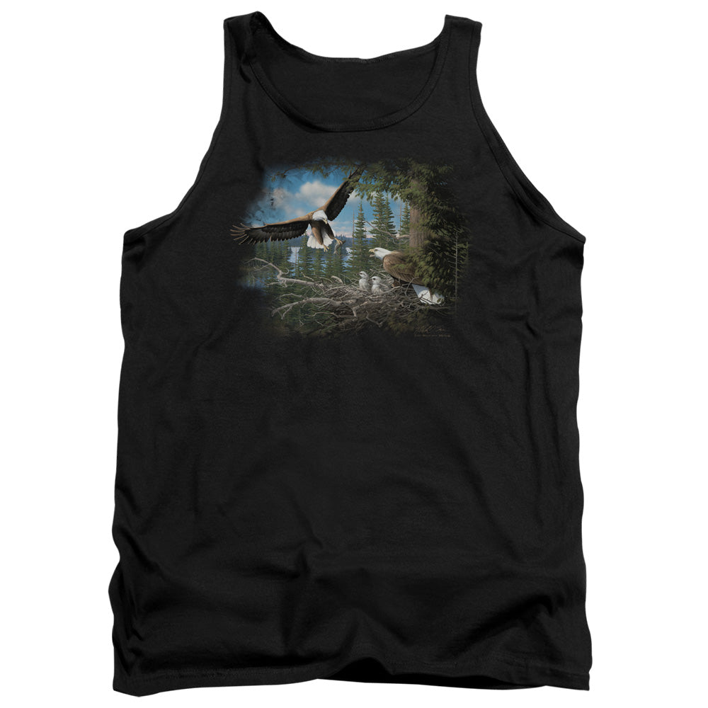 Wildlife - Spring Bald Eagles - Adult Tank - Black