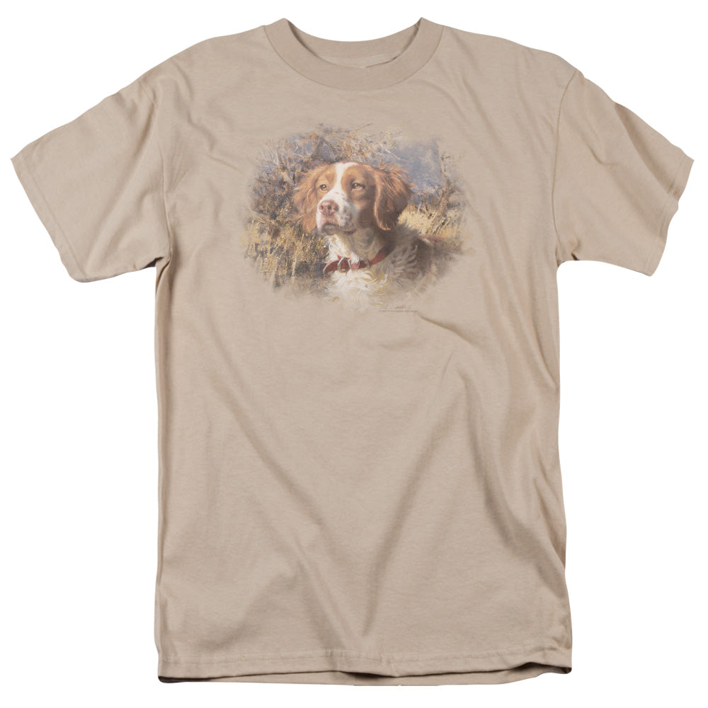 Wildlife - Brittany Head Ii - Short Sleeve Adult 18/1 - Sand T-shirt