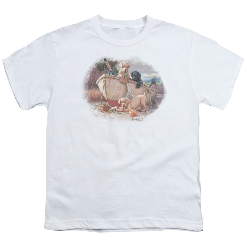 WILDLIFE LUNCH BREAK LAB PUPS-S/S T-Shirt