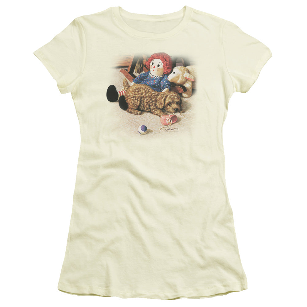 Wildlife - Fun And Games - Short Sleeve Junior Sheer - Cream T-shirt