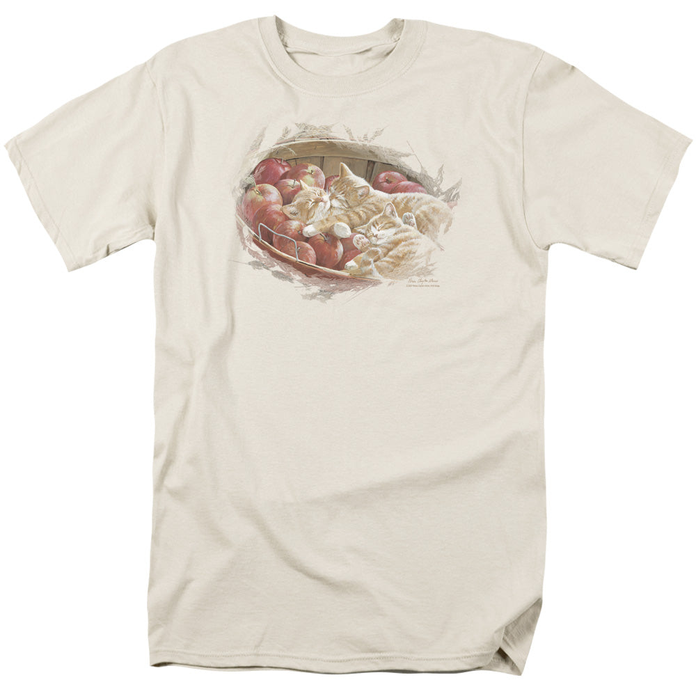 Wildlife - Apples And Oranges - Short Sleeve Adult 18/1 - Cream T-shirt