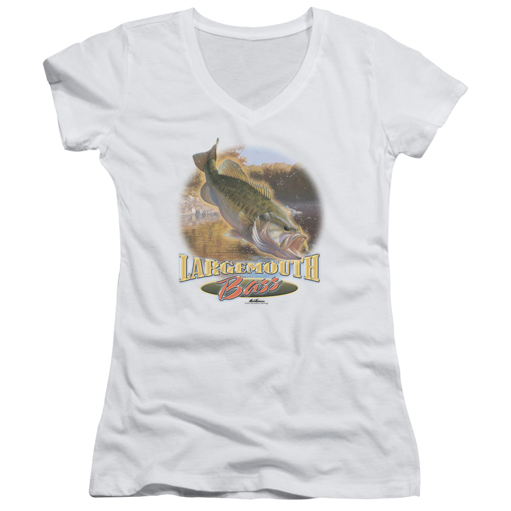 Wildlife - Cartwheeling - Junior V-neck - White