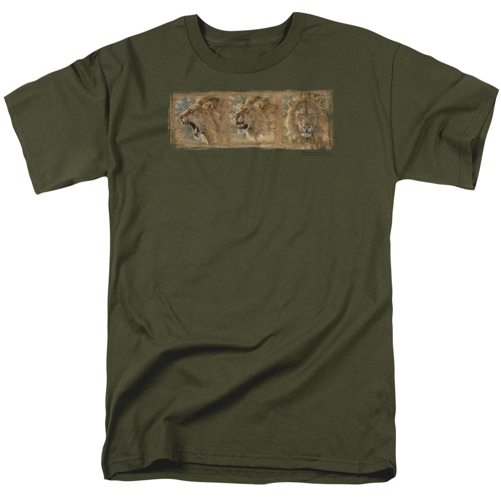 Wildlife - Mood Swing - Short Sleeve Adult 18/1 - Military Green T-shirt