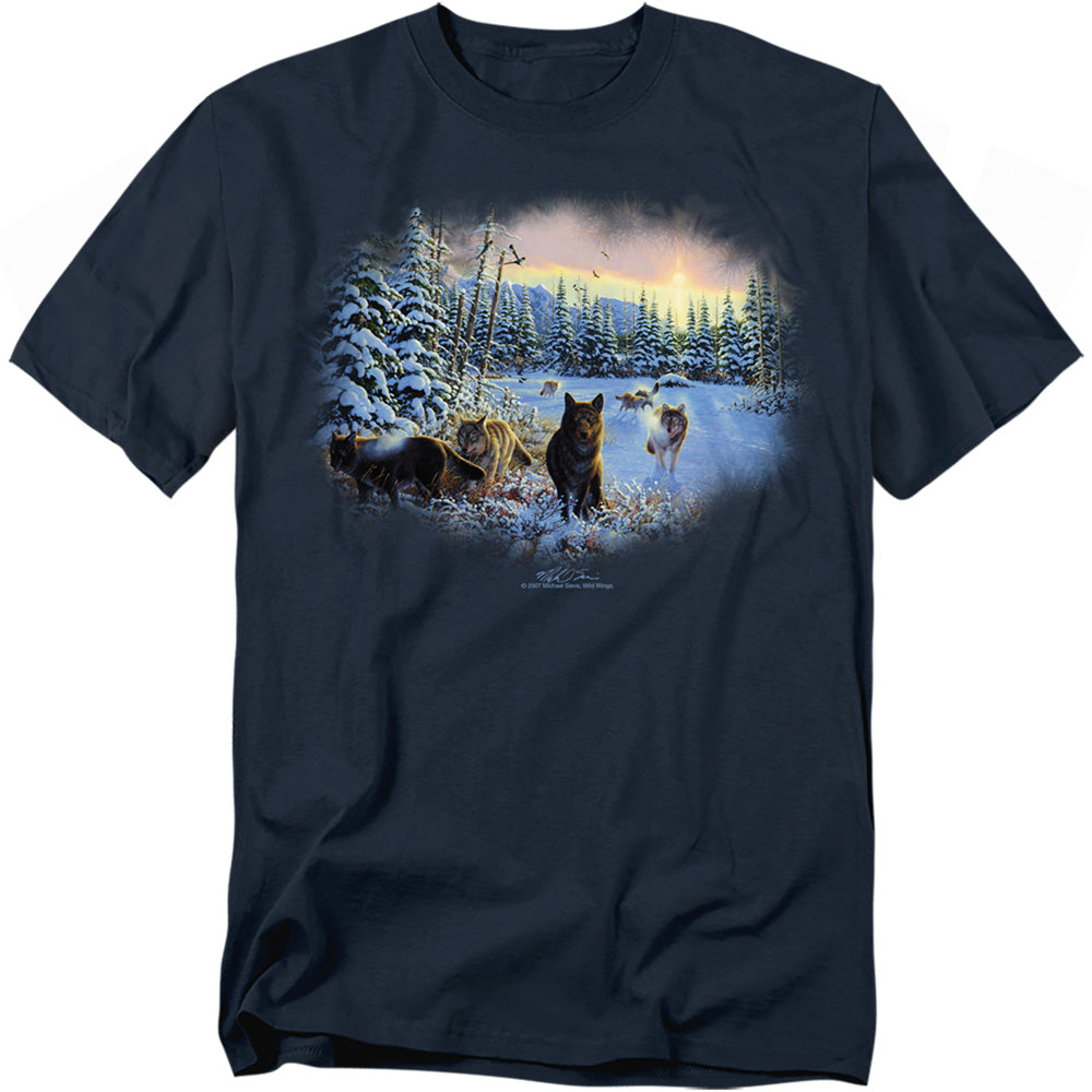 Wildlife - Hunters Moon The Spoils - Short Sleeve Adult 18/1 - Navy T-shirt
