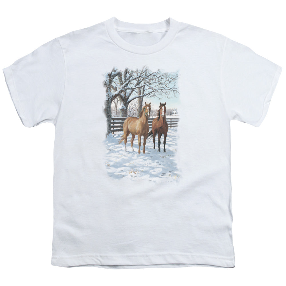 Wildlife - Coffee And Chocolate - Short Sleeve Youth 18/1 - White T-shirt