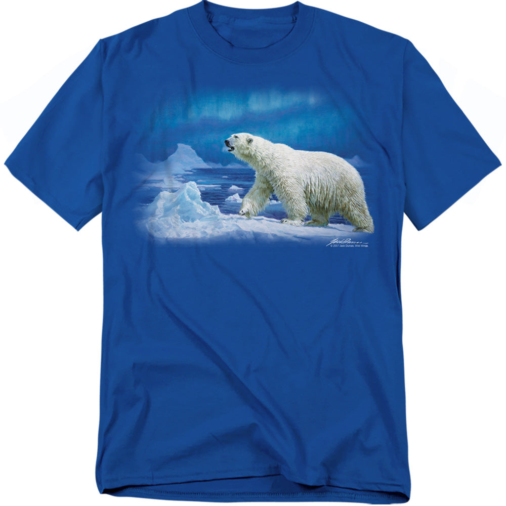Wildlife - Nomad Of The North - Short Sleeve Adult 18/1 - Royal Blue T-shirt