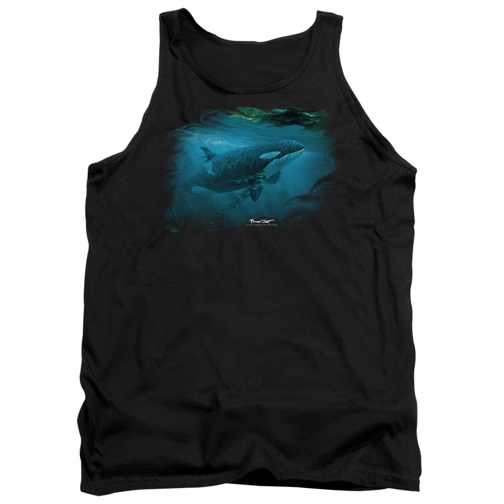 Wildlife - Pursuit Thru The Kelp Orca - Adult Tank - Black