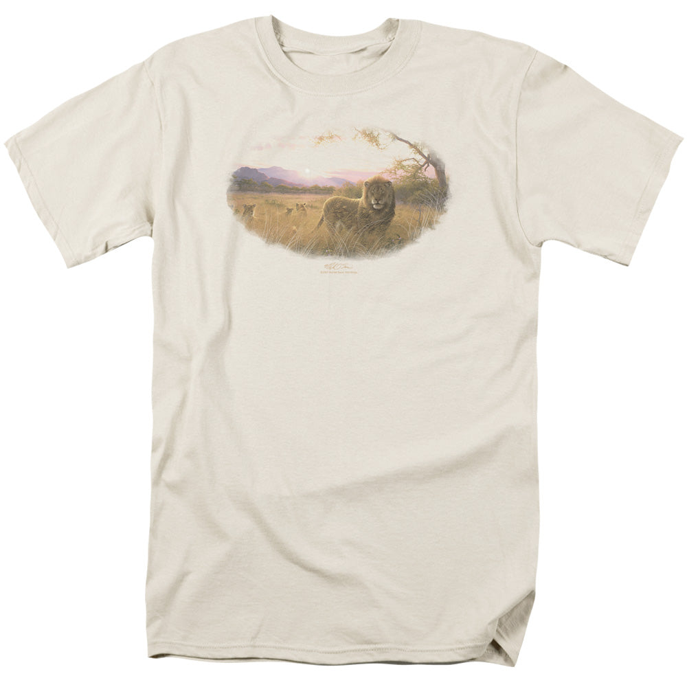 Wildlife - Rising Son - Short Sleeve Adult 18/1 - Cream T-shirt