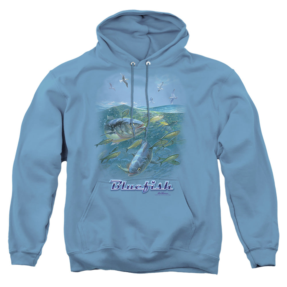 Wildlife - Blue Mayhem - Adult Pull-over Hoodie - Carolina Blue