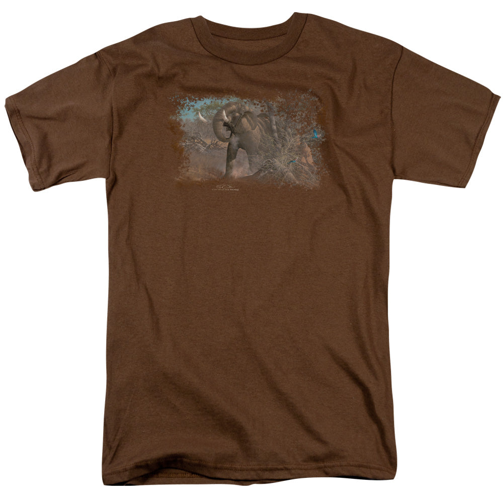 Wildlife - Rolling Thunder - Short Sleeve Adult 18/1 - Coffee T-shirt