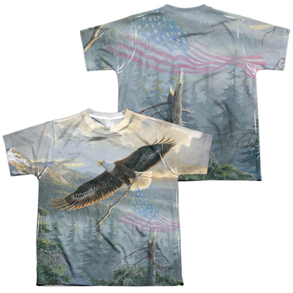 WILD WINGS REBUILDING AMERICA (FRONT/BACK PRINT)-S/S YOUTH T-Shirt