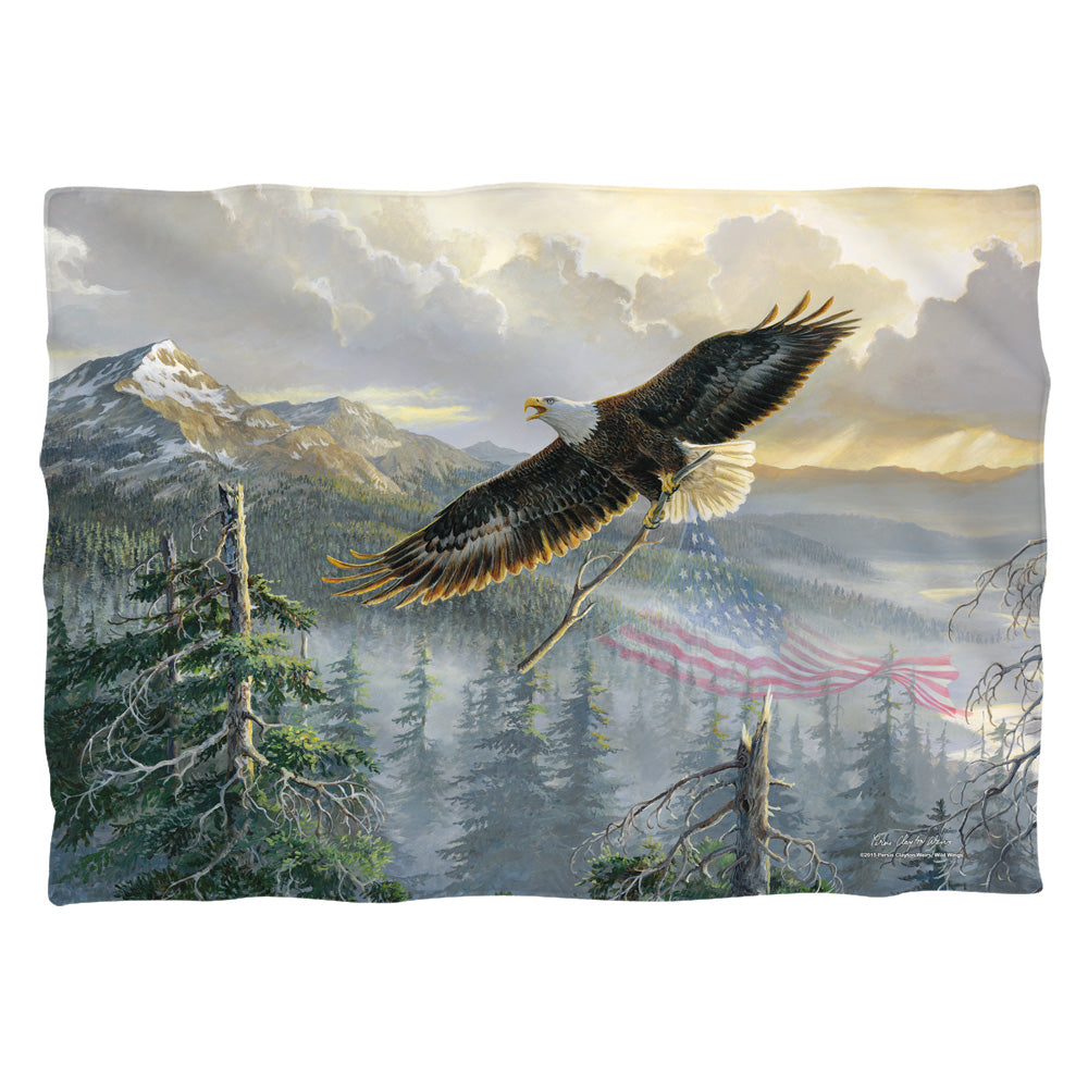 Wild Wings - Rebuilding America 2 - Pillow Case - White