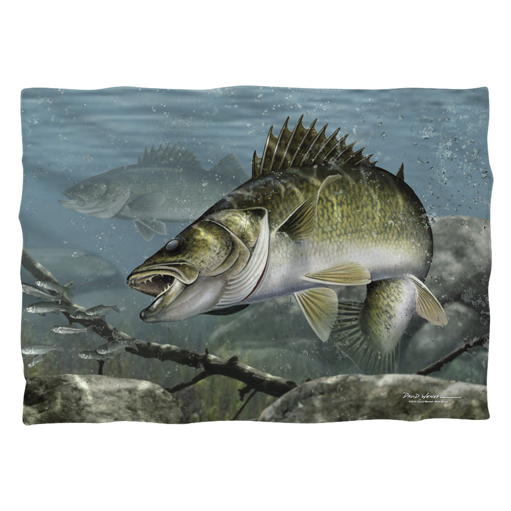 Wild Wings - Feeding Frounds 2 - Pillow Case - White
