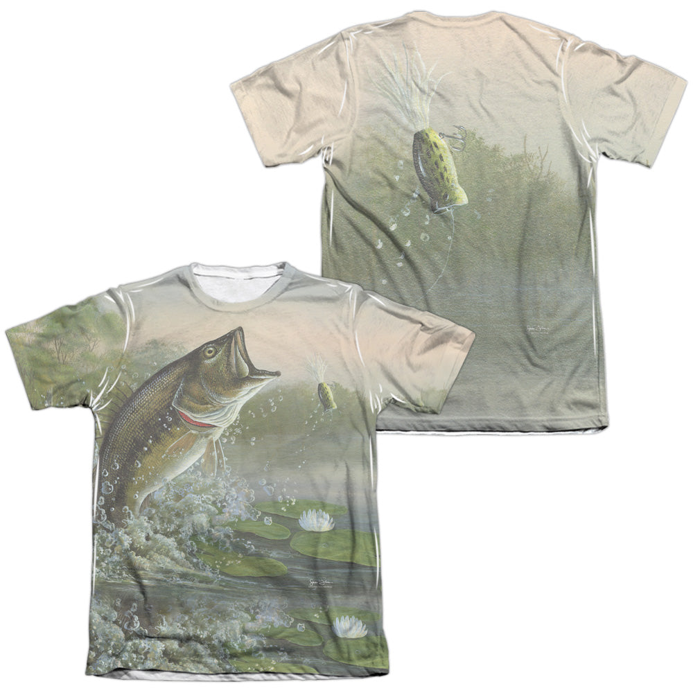 Wild Wingshort Sleeveummertime (Front - Back Print) - Adult Poly/cotton S/s Tee - White T-shirt