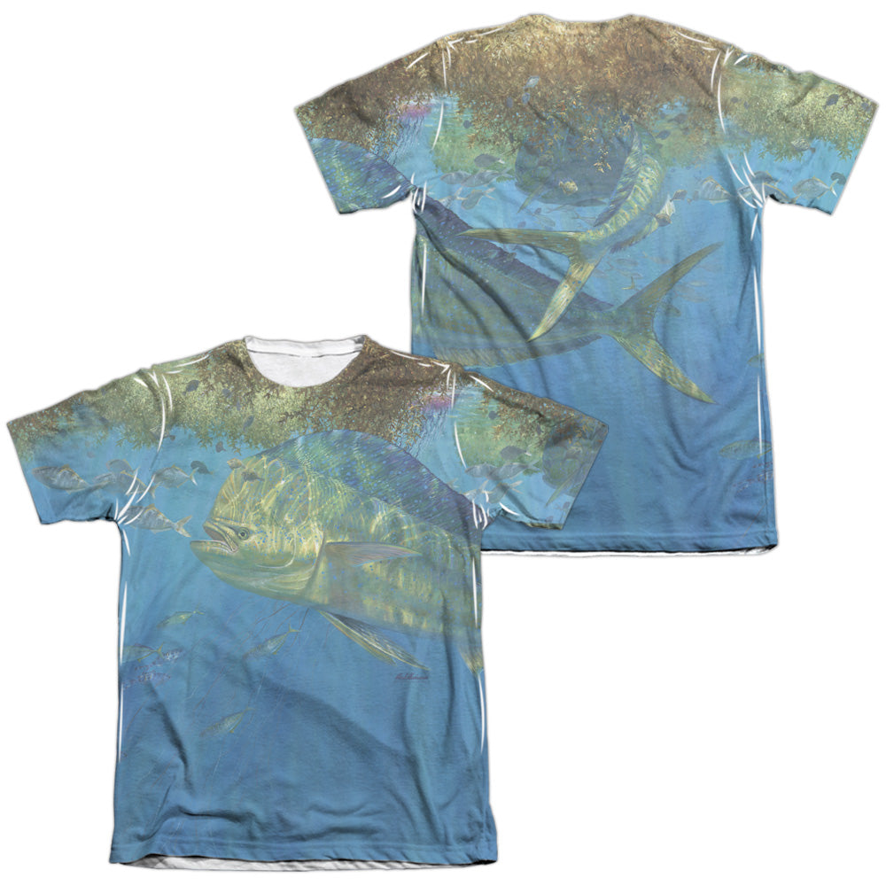 WILD WINGS UNINVITED (FRONT/BACK PRINT)-ADULT POLY/COTTON T-Shirt