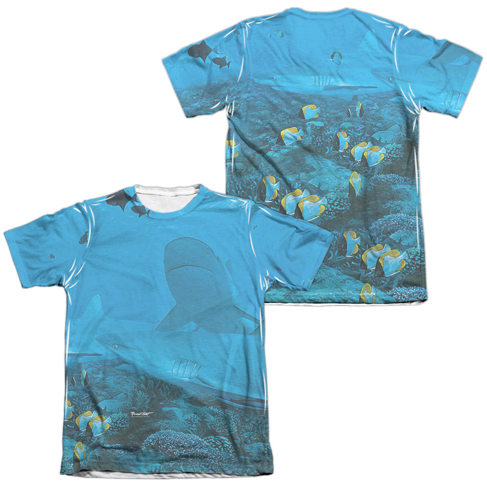 WILD WINGS FRENZY (FRONT/BACK PRINT)-ADULT POLY/COTTON T-Shirt