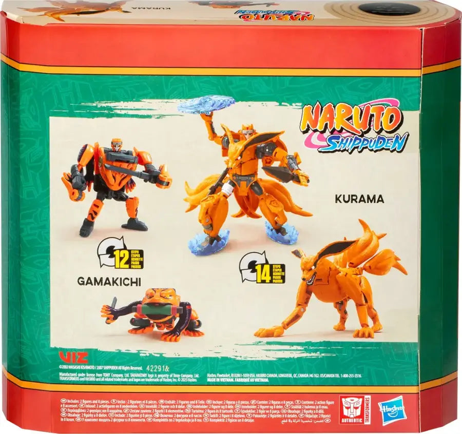 Collaborative Naruto Shippuden x Transformers Kurama and Gamakichi