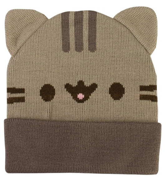 Pusheen Happy Face Beanie With Ears
