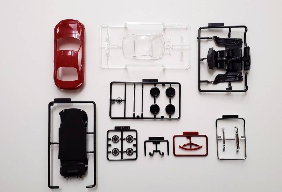 Aoshima 1/32 Easy Plastic Snap Kit No.08-PR Toyota 86 Pure Red