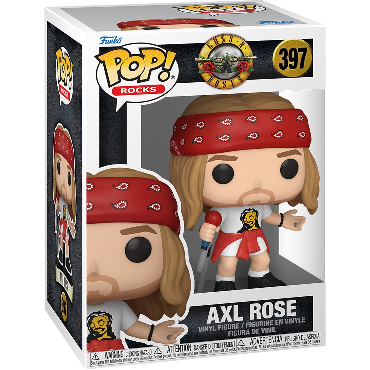Funko Pop! Guns N' Roses Axel Rose (1992) (w/chase)