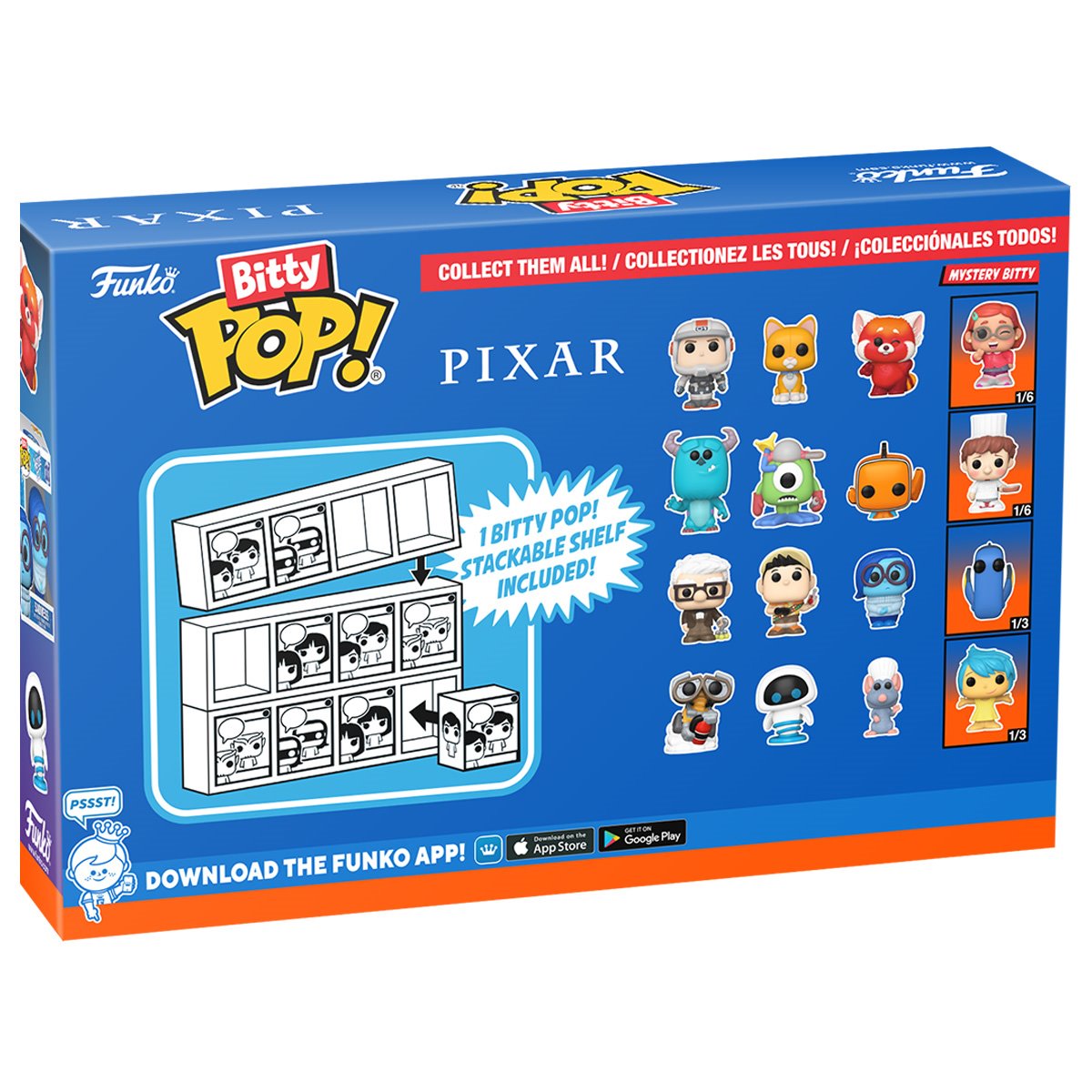 Funko Bitty Pop! Pixar Wall-E (1 random)