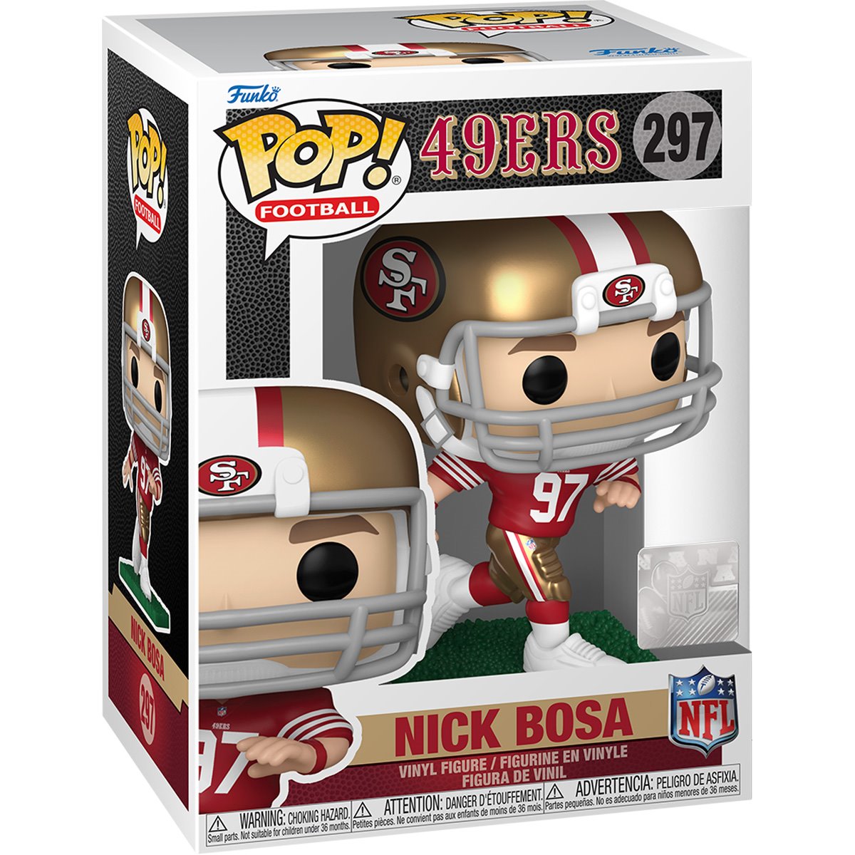 Funko Pop! NFL San Francisco 49ers Nick Bosa (Color)