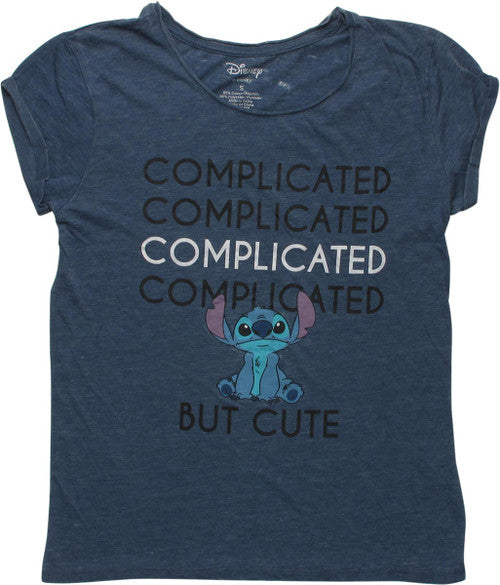 Lilo and Stitch Complicated Cute Junior T-Shirt