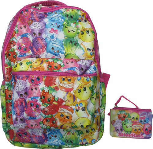 Shopkins Characters with Carry Case Backpack