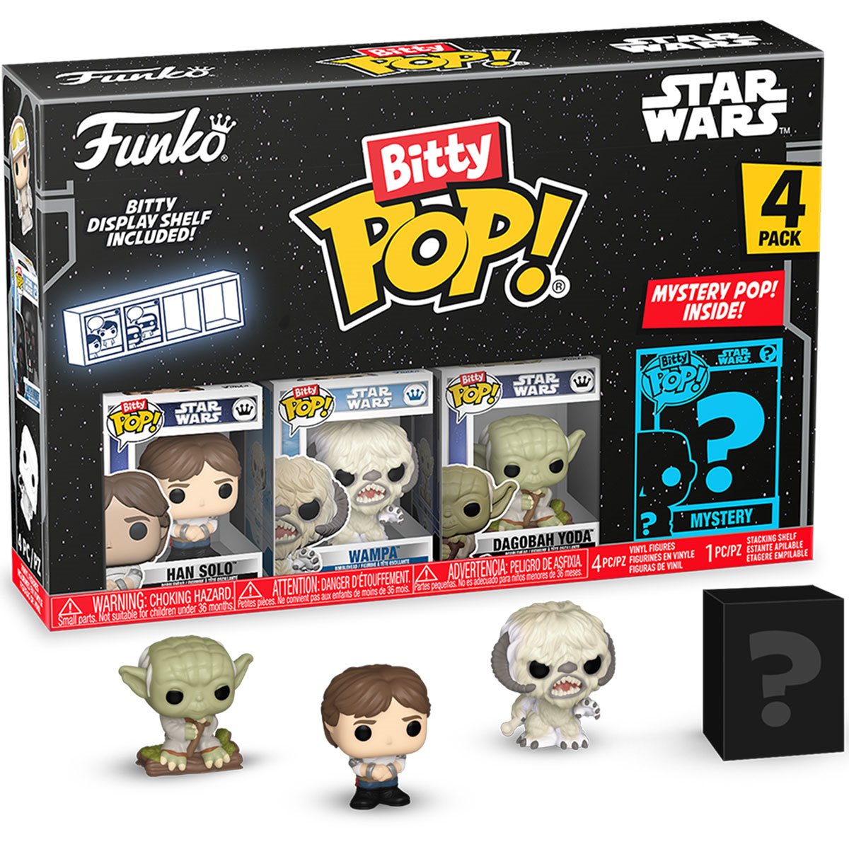 Funko Bitty Pop! Star Wars Han Solo Series 2 4-Pack – FYE