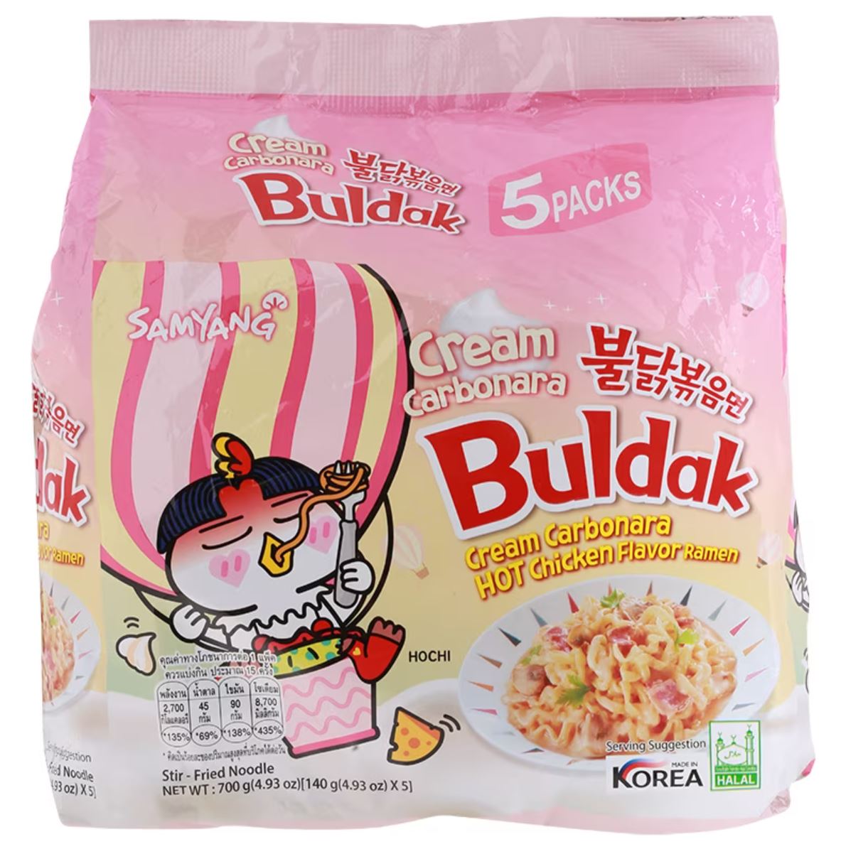Buldak Creamy Carbonara 5-Pack