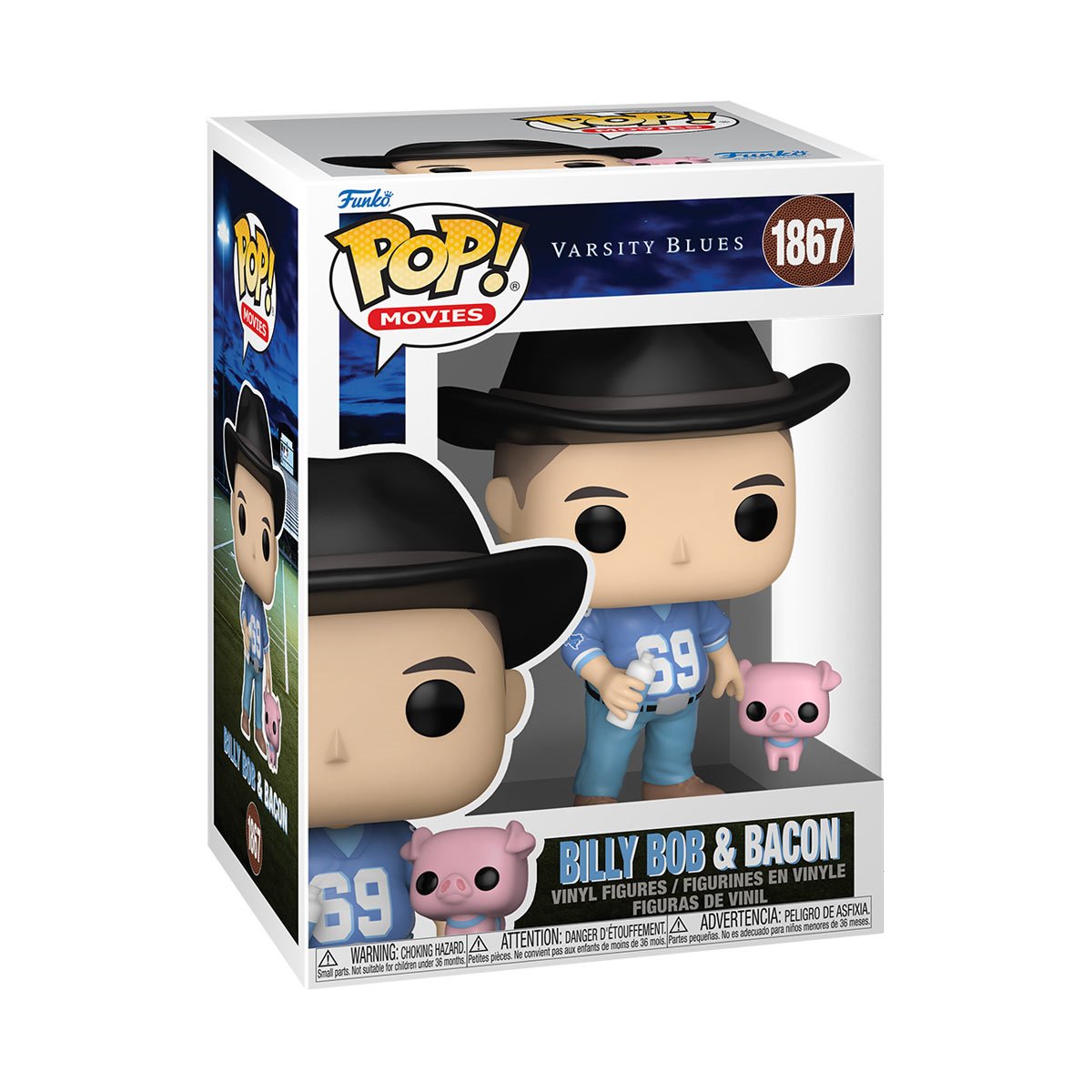 Funko Pop! Varsity Blues Billy Bob and Bacon