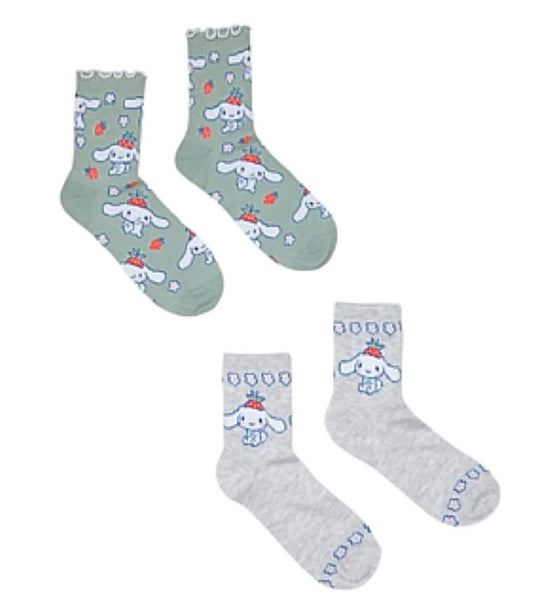 Sanrio Cinnamoroll Floral Socks 2-Pack
