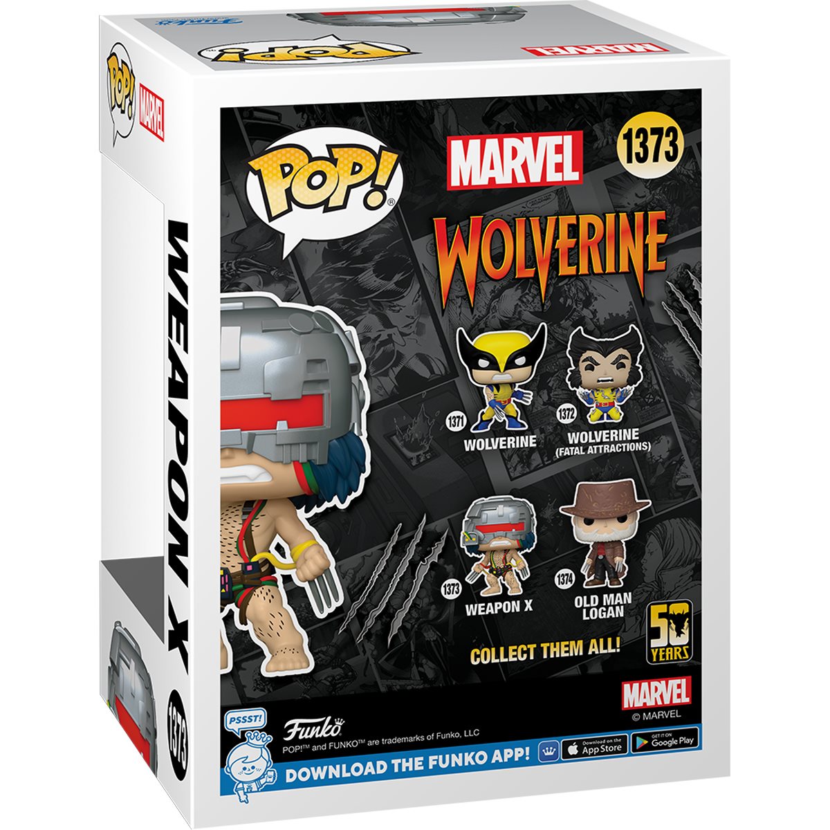 Funko Pop! Wolverine 50th Anniversary - Weapon X