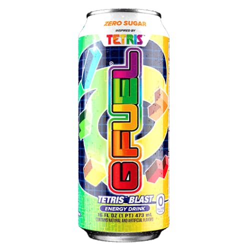 G Fuel Tetris Blast Energy Drink 16 oz