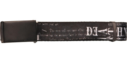 Death Note Name and Rules Mesh Belt